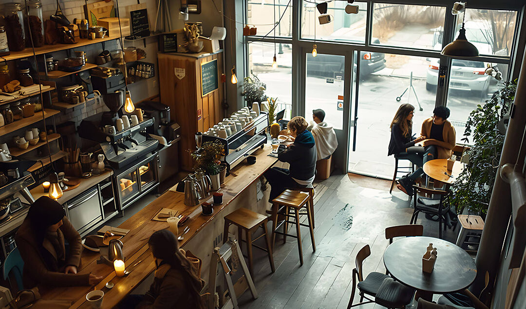 Cómo usan los sobres de azúcar las cafeterías con personalidad